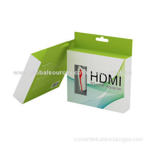 HDMI to VGA Converter with Audio Output and 5V DC Power Supply, OEM Colors and Logos Accepted